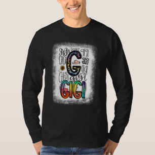 T-shirt Bleach Gigi Typographie Leopard Tie Dye Happy Moth