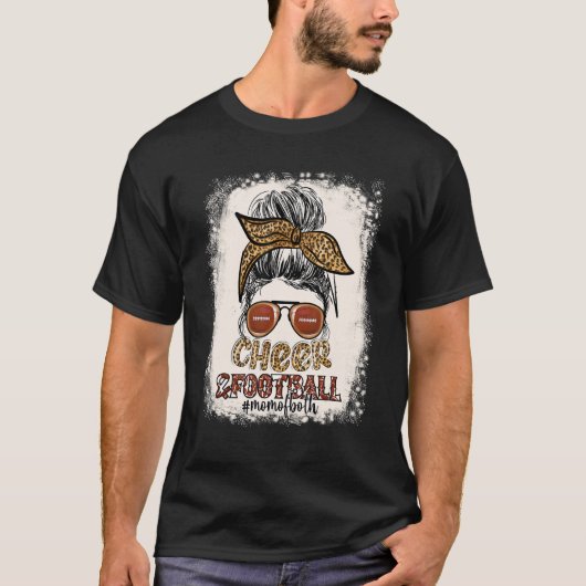 T-shirt Bleach Leopard Messy Bun Maman De Cheval Et Foo (Devant)