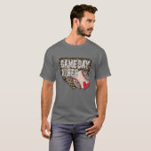 T-shirt Bleached Baseball Jour Vibes Leopard Baseball (Devant entier)