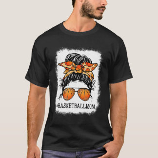 T-shirt Bleached Bysketbyll Maman Messy Bun Player Maman M