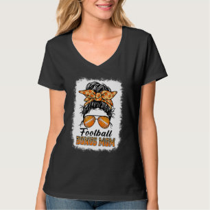 T-shirt Bleached Football Bonus Maman Messy Bun Jeu Jour M