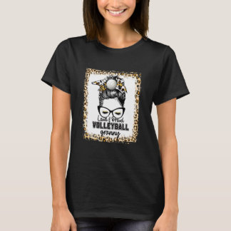 T-shirt Bleached Loud & Fiers Volleyball Granny Life Game