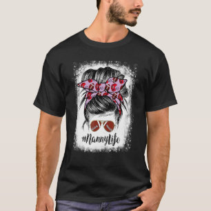 T-shirt Bleached Nanny Life Messy Joueur de football