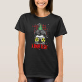 T-shirt Bleached Santa's Favorite X Ray Tech Messy Bun Chr (Devant)