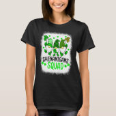 T-shirt Bleached Shenanigans Squad St Patrick's Day Gnomes (Devant)