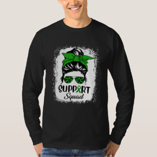 T-shirt Bleached Support Messy Bun Cerebral Palsy CP Aware