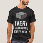 T-shirt Blender Basics style simple nerdy pour la modélisa (Devant)