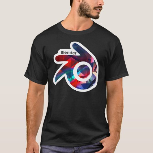 T-shirt Blender Logo (with white outline) Essential T-Shir (Devant)