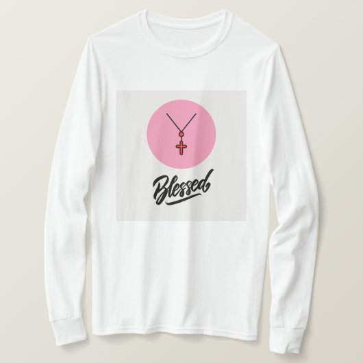 T-shirt Blessé Long Manche (Design devant)