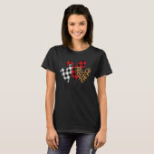 T-shirt Blessed mamaw leopard Buffalo Plaid mamaw   (Devant entier)