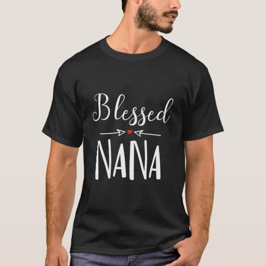 T-shirt Blessed Nana For Grandma (Devant)