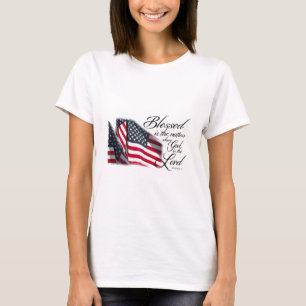 T-shirt Blessed patriotique est la nation
