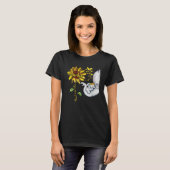 T-shirt Blessed To Be Called Auntie Elephant Sunflower (Devant entier)