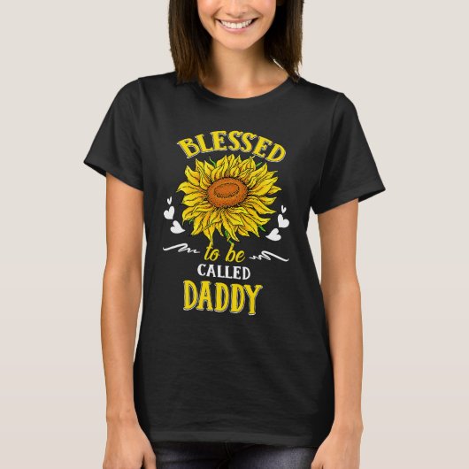 T-shirt Blessed To Be Called Daddy For Womens Mens (Devant)