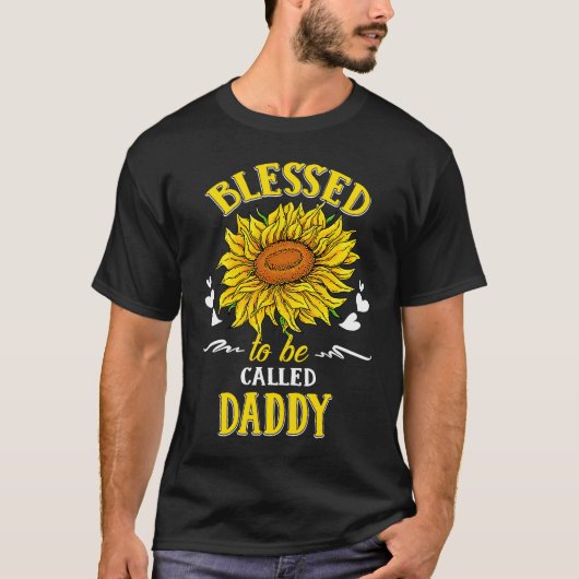 T-shirt Blessed To Be Called Daddy For Womens Mens (Devant)