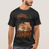 T-shirt Blessed To Be Called Gammy Fall Vibes Thanksgiving (Devant)
