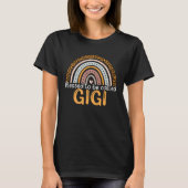 T-shirt Blessed To Be Called Gigi Leopard Rainbow Best Mom (Devant)
