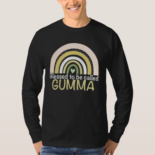 T-shirt Blessed To Be Called Gumma Boho Rainbow Mother s D (Devant)