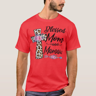 T-shirt Blessed To Be Called Mom and Mamaw Funny Grandma M