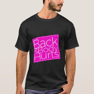 T-shirt Blessures sur le dos