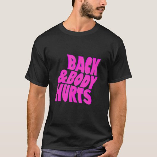 T-shirt Blessures sur le dos et le corps (Devant)