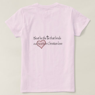 T-shirt ‘Blest Be the Tie that Binds’ Christian Quote 