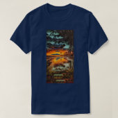 T-shirt bleu (Design devant)