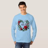 T-shirt bleu (Devant entier)