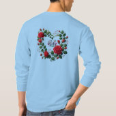 T-shirt bleu (Dos)