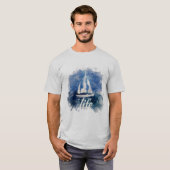 T-shirt bleu (Devant entier)