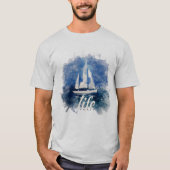 T-shirt bleu (Devant)