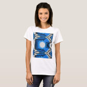 T-shirt Bleu atomique (Devant entier)