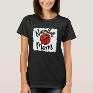 T-shirt Bleu Basketball Maman Jour de jeu