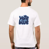 T-Shirt Bleu BCD Vote (Dos)