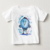 T-shirt Bleu Bébé (Devant)