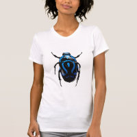 T-Shirt Bleu Beetle Funny