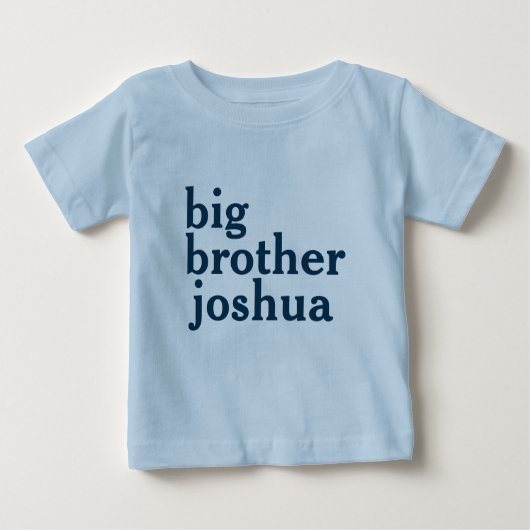 T-shirt Bleu Big Brother (Devant)