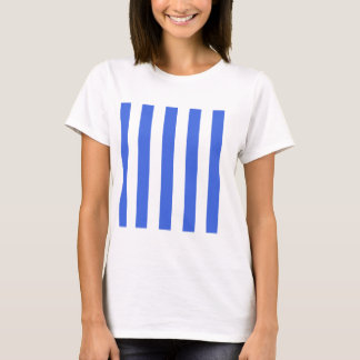 T-shirt Bleu blanc et bleu royal