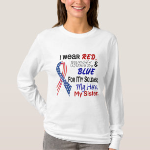 T-shirt Bleu blanc rouge pour ma soeur