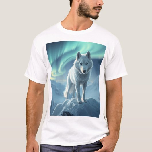 T-shirt bleu bleu yeux (Devant)
