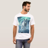 T-shirt bleu bleu yeux (Devant entier)