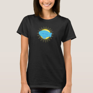 T-shirt Bleu Blimp Ballotte personnalisée