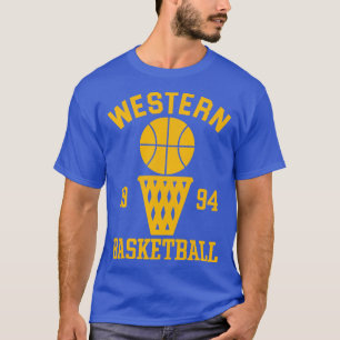 T-shirt Bleu Chips Western Basketball entraînement Top