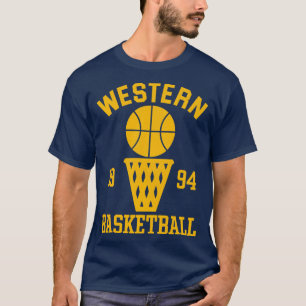 T-shirt Bleu Chips Western Basketball entraînement Top