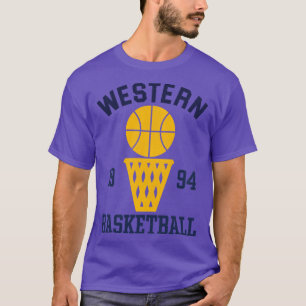 T-shirt Bleu Chips Western Basketball entraînement Top 1