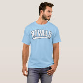 T-Shirt bleu clair de base (Devant entier)