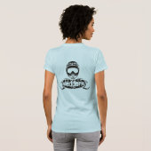 T-shirt bleu-clair de "du parfum 2 femmes de (Dos entier)
