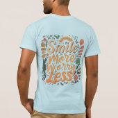 T-shirt bleu clair élégant (Dos)