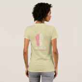 T-shirt bleu clair pour les dames du Jersey (Dos entier)