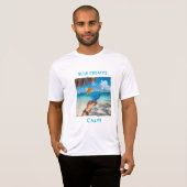 T-shirt Bleu crée le calme (Devant entier)